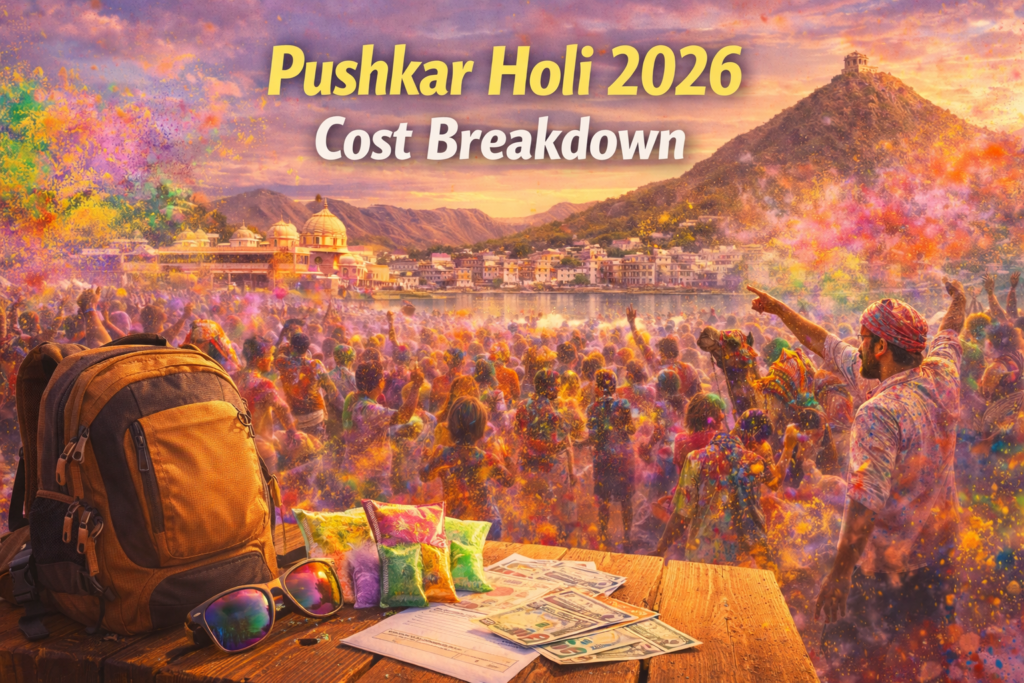 cost comaprision for pushkar holi tour package