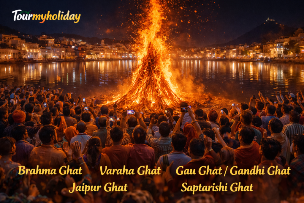 best ghats for celebrate holika dahan