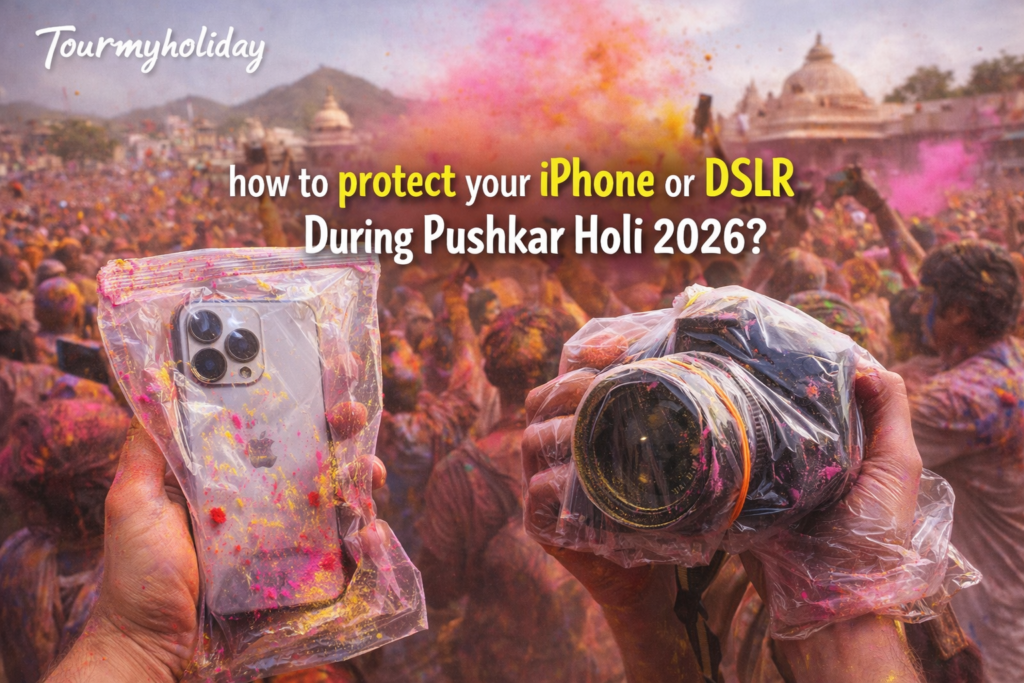 how to protect your iphone or dslr during pushkar holi