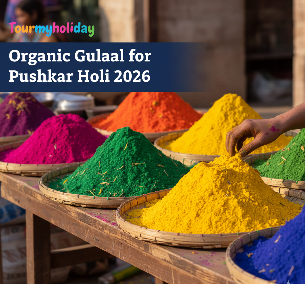 orgnaic gulal for pushkar holi 2026