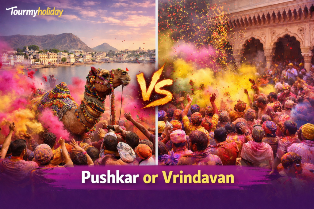 pushkar vs vrindavan holi tour