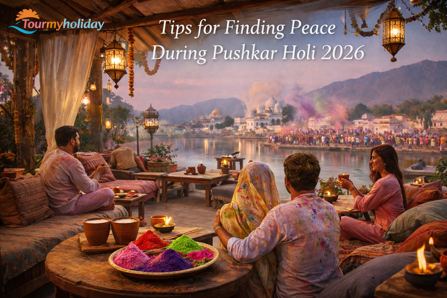 tips for finding peace during pushkar holi tour 